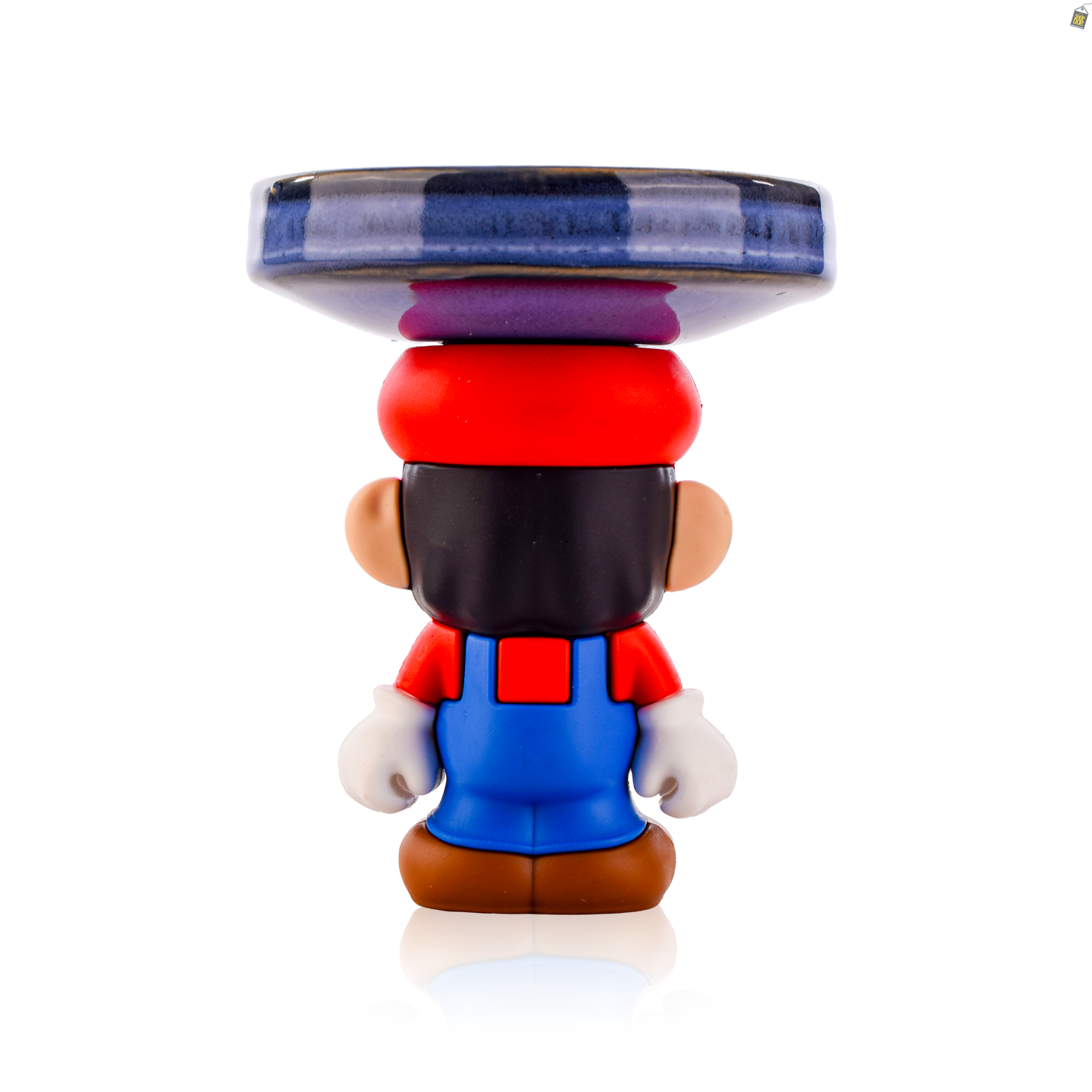 Mario Boss Ceramic Hookah Bowl - Blue