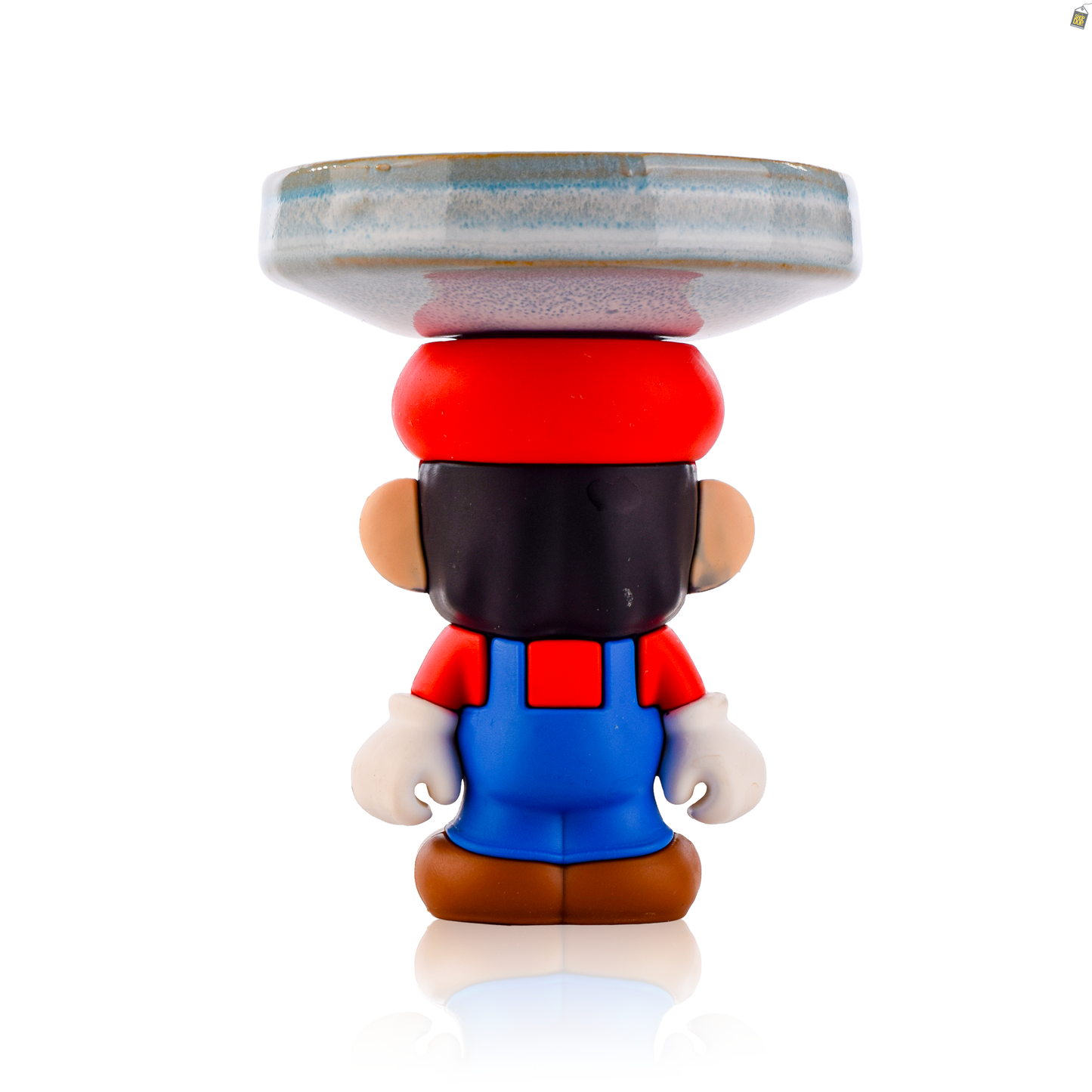 Mario Boss Ceramic Hookah Bowl - Sky Blue