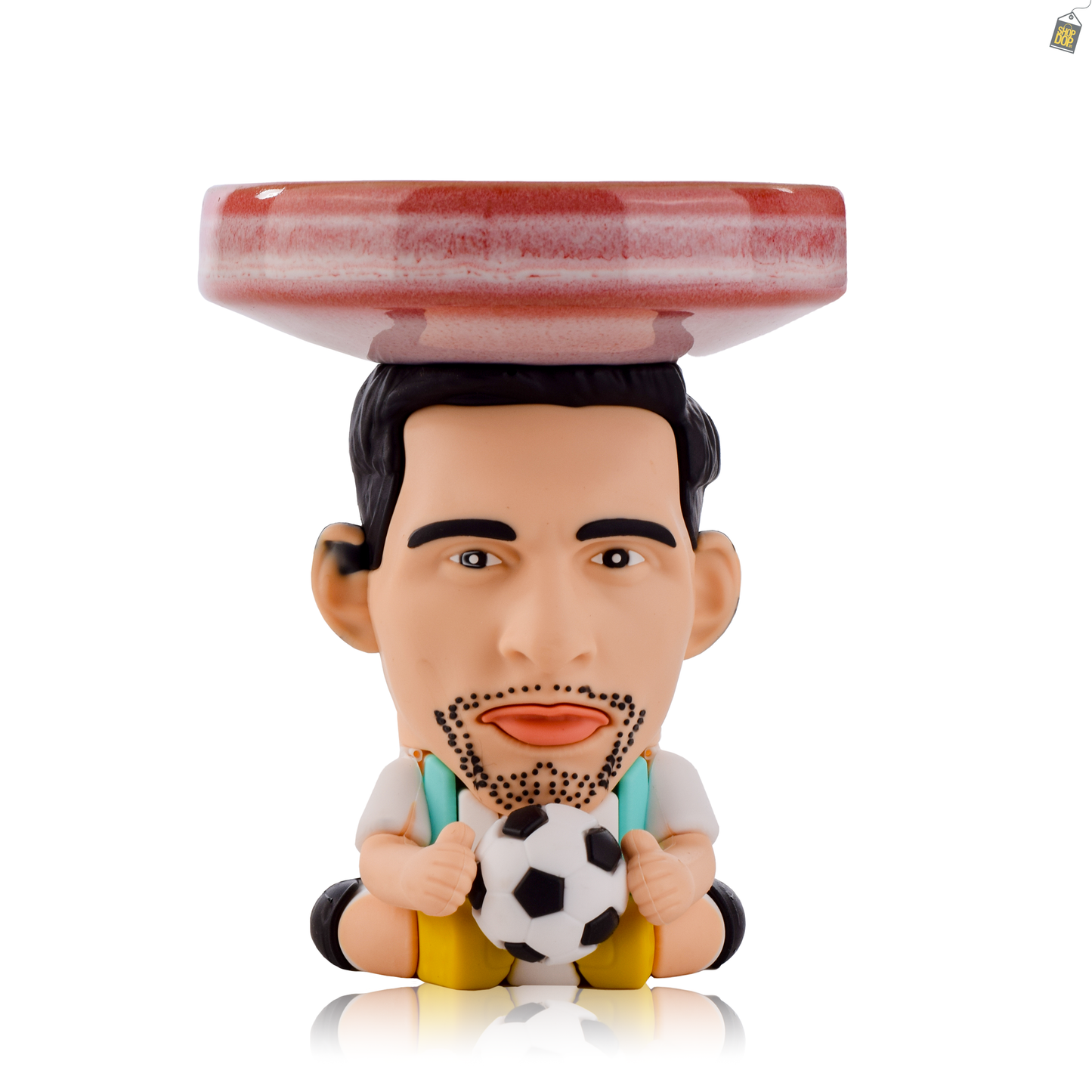 Massey Ceramic Hookah Bowl - Light Red