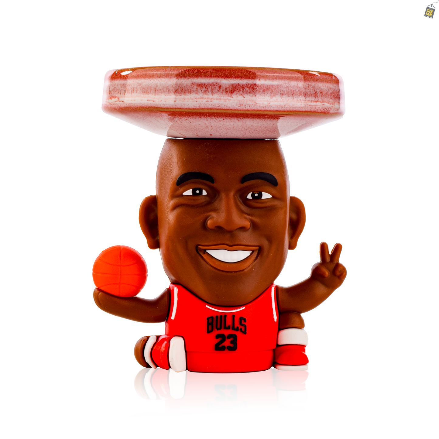 Jordan Ceramic Hookah Bowl - Light Red