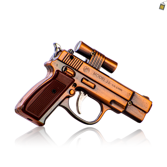 Mini M9 Laser Gun Lighter - Rose Gold