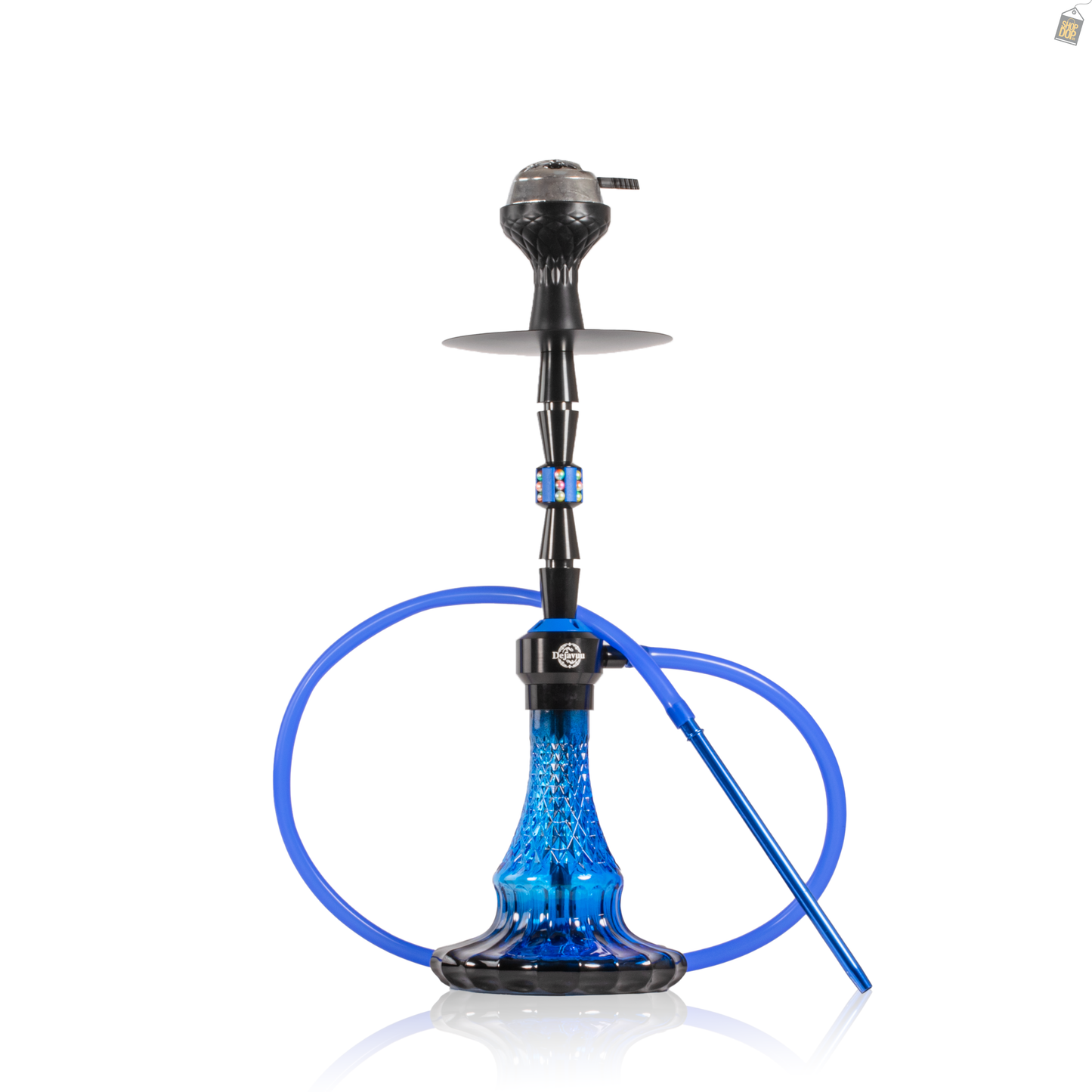 Misti Buzz Hookah with Bag - Blue