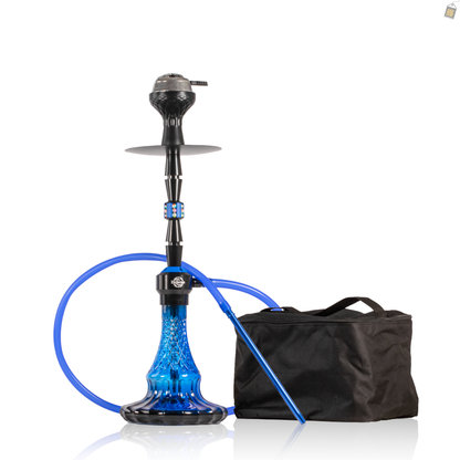 Misti Buzz Hookah with Bag - Blue