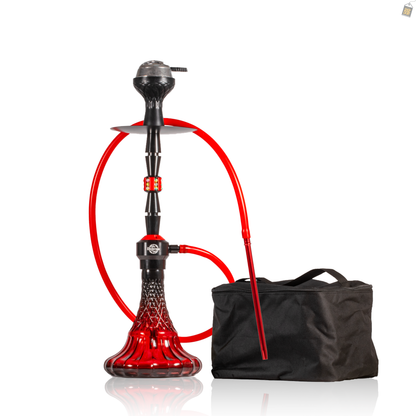 Misti Buzz Hookah with Bag - Red