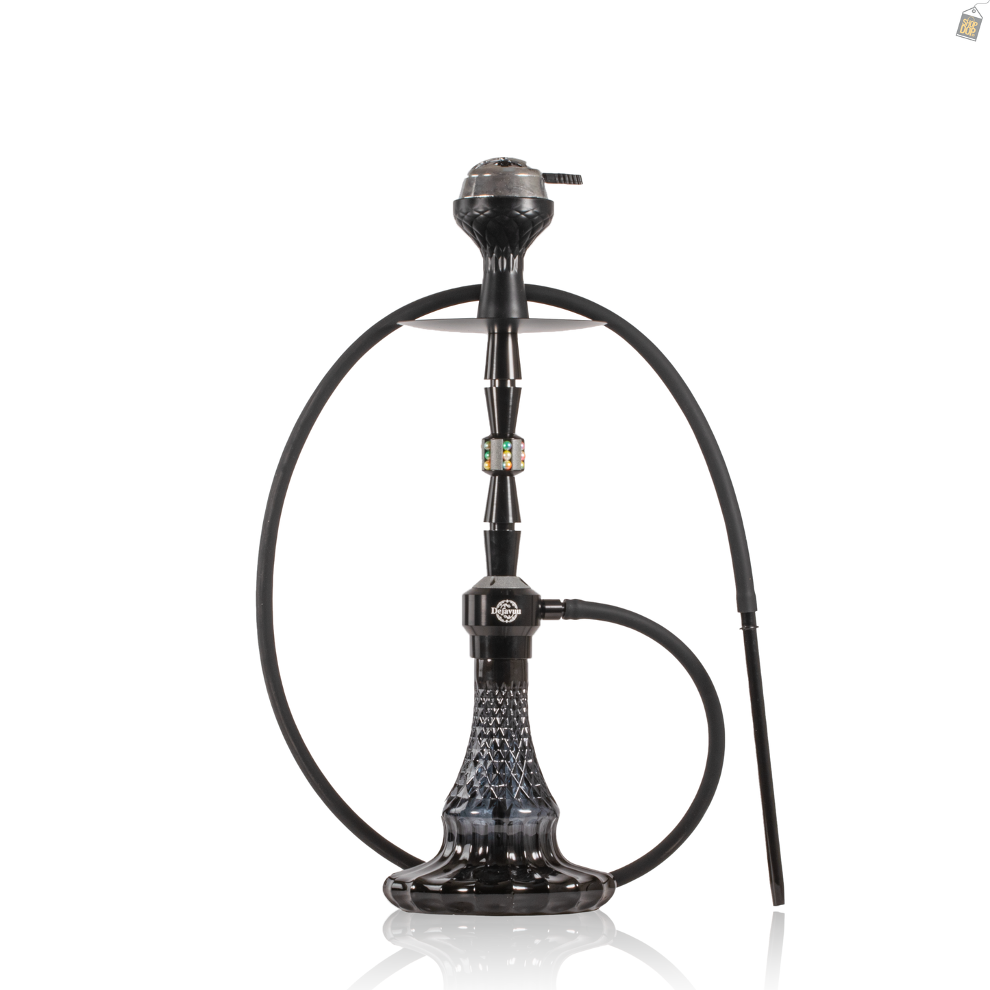Misti Buzz Hookah with Bag - Silver