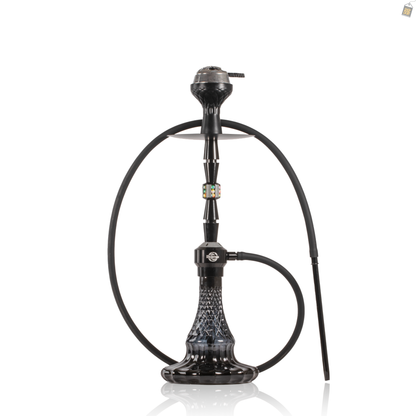 Misti Buzz Hookah with Bag - Silver