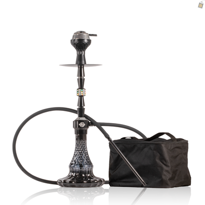 Misti Buzz Hookah with Bag - Silver