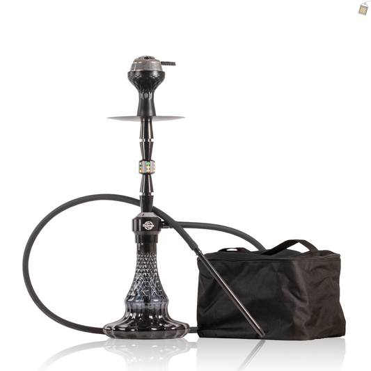 Misti Buzz Hookah with Bag - Silver