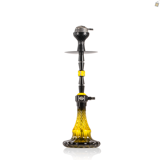 Misti Buzz Hookah with Bag - Yellow