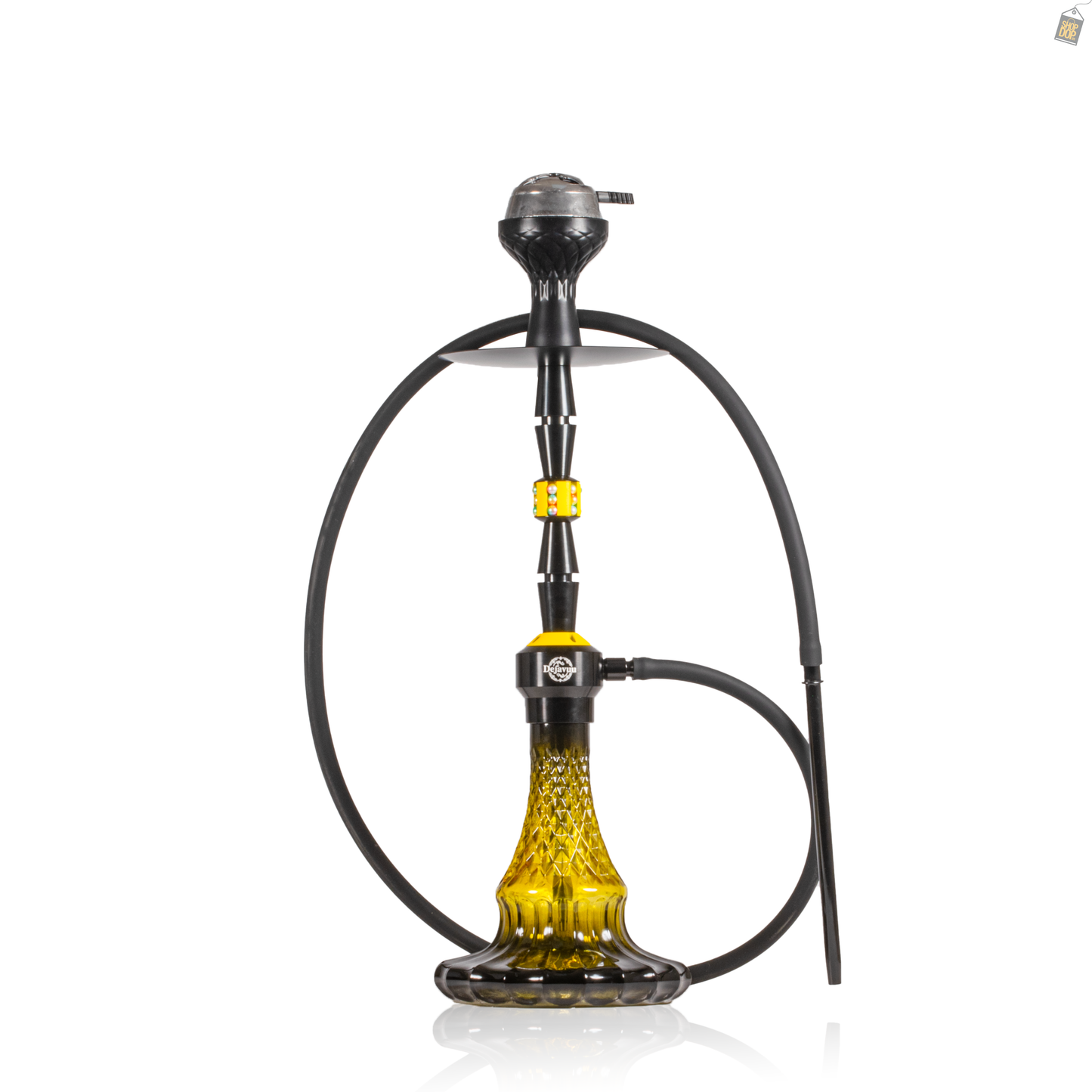 Misti Buzz Hookah with Bag - Yellow