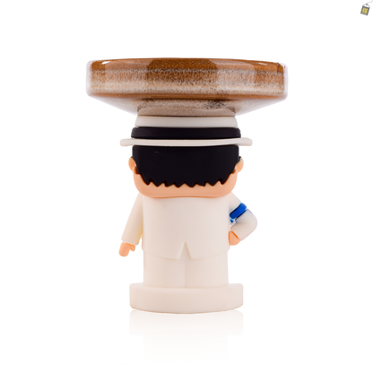 Muzan Ceramic Hookah Bowl - Brown