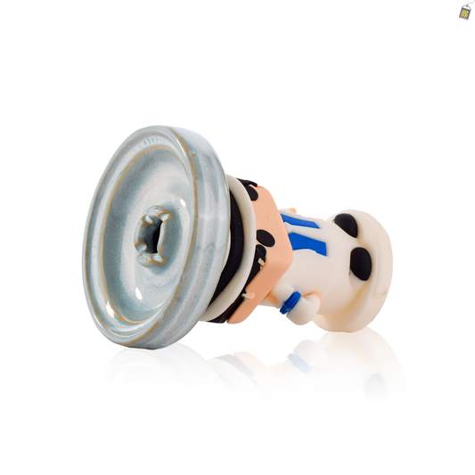 Muzan Ceramic Hookah Bowl - Sky Blue