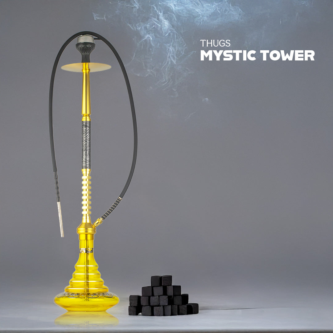 Mystic Tower X Function Hookah - Gold