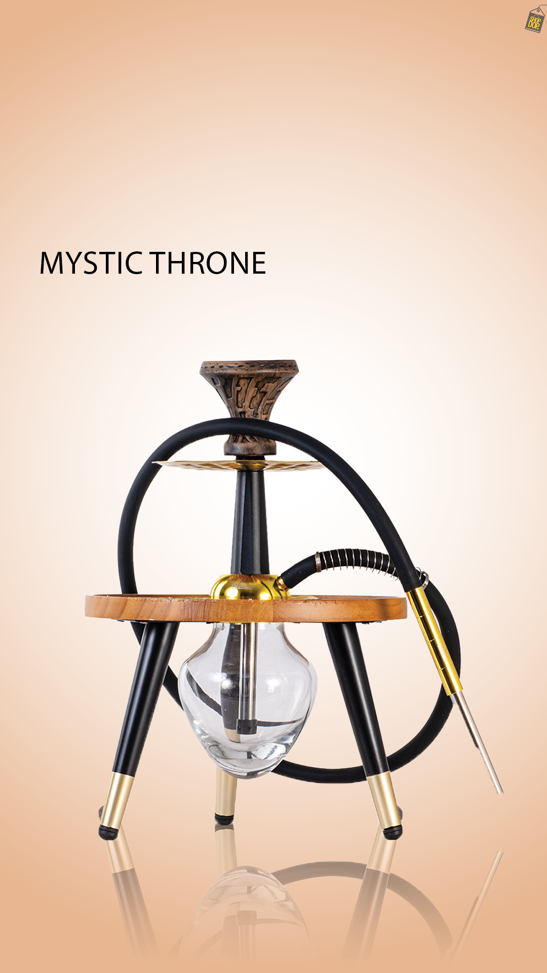 Mystic Throne Hookah with 3 Legs