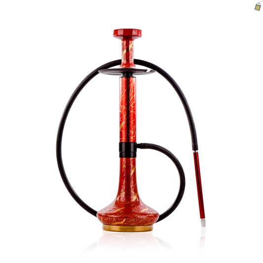 Neptune Hookah - Red