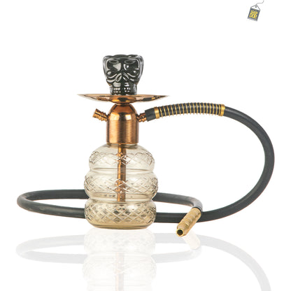 Noddy Hookah - Bronze Stem / Grey Base