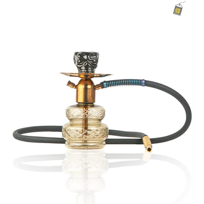 Noddy Hookah 3 Layer - Bronze Stem / Grey Base