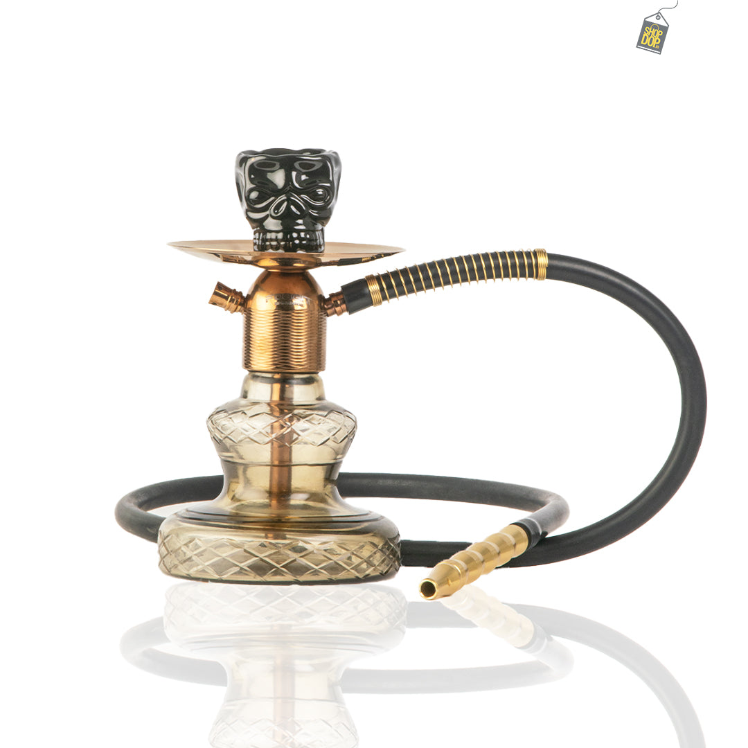 Noddy Hookah - Bronze Stem / Grey Base