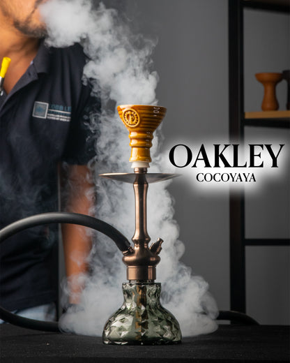 COCOYAYA Oakley Hookah (Conquer Series) - Bronze Stem (Grey Base)