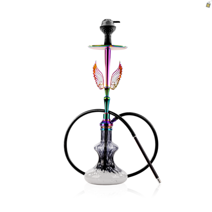 Orion Hookah with Wings - Black