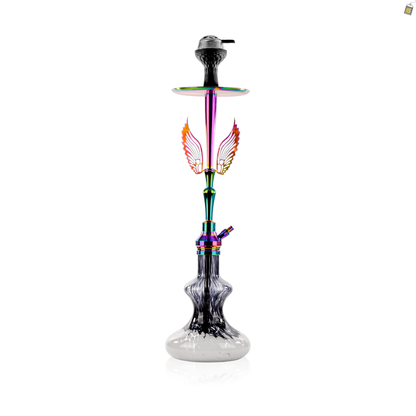 Orion Hookah with Wings - Black