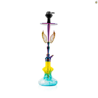 Orion Hookah with Wings - Gold