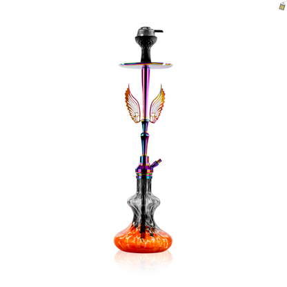 Orion Hookah with Wings - Red