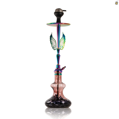 Orion Hookah with Wings - Purple