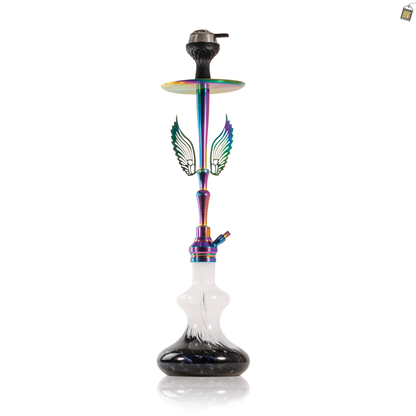 Orion Hookah with Wings - White