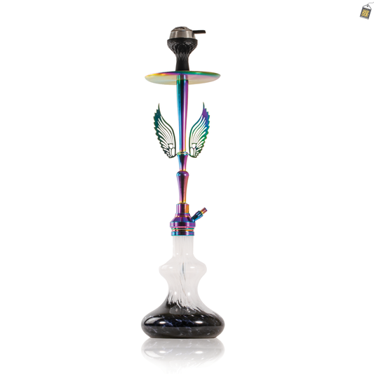 Orion Hookah with Wings - White