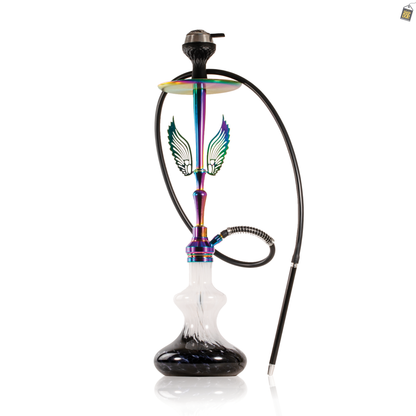 Orion Hookah with Wings - White