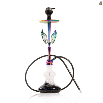 Orion Hookah with Wings - White