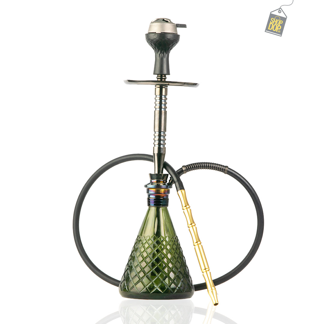 Pablo Hookah with Bag - Black Stem / Black Base