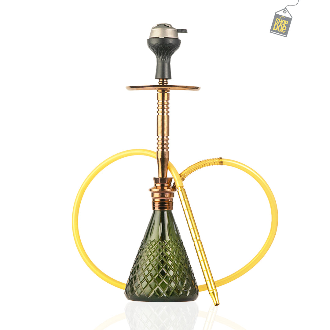 Pablo Hookah with Bag - Bronze Stem / Black Base