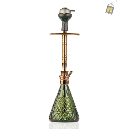 Pablo Hookah with Bag - Bronze Stem / Black Base