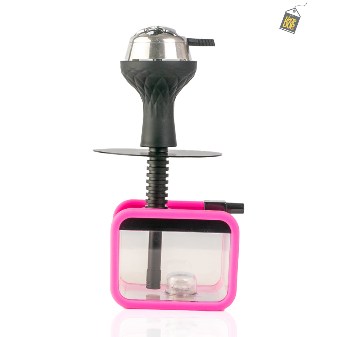 Panzer Hookah with Bag & LED Light - Pink