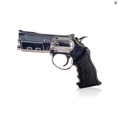 Pistol Flash Light Lighter - Silver