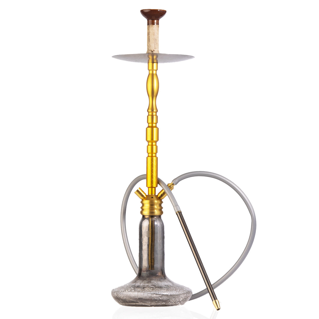 Plummet Hookah - Golden (Crack Base)