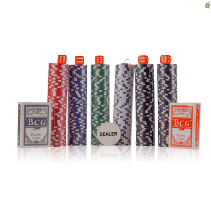 Poker Set 300 Chips with Big Hard Case