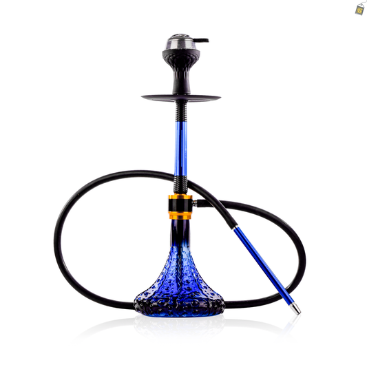 Polygon Hookah - Blue