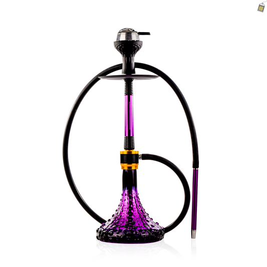 Polygon Hookah - Purple