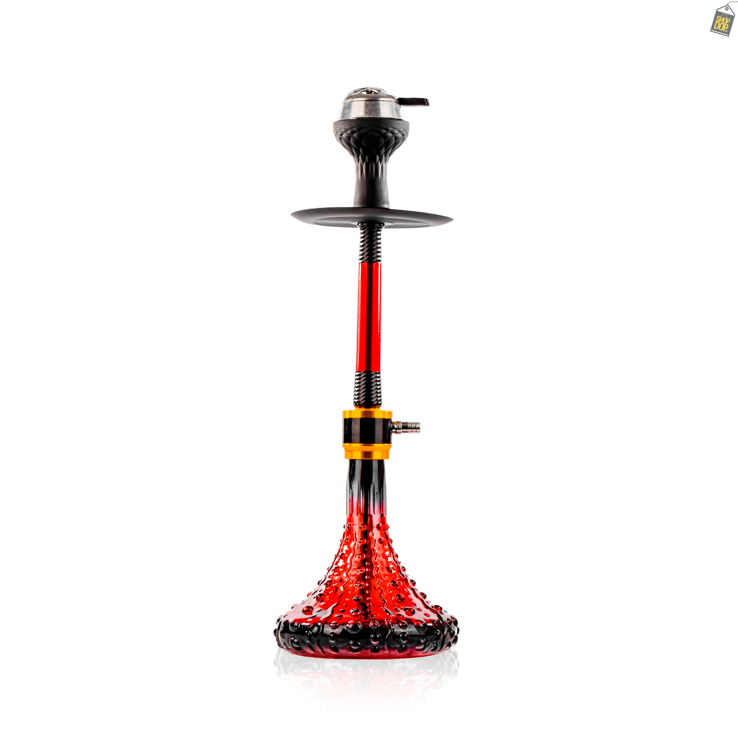 Polygon Hookah - Red