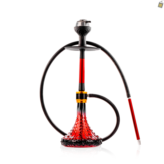 Polygon Hookah - Red