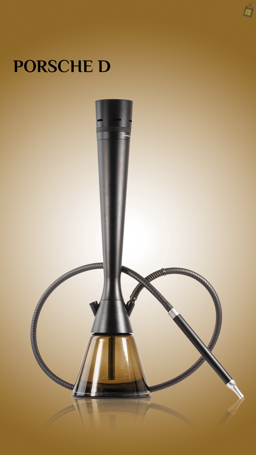 Porsche D Hookah - Black