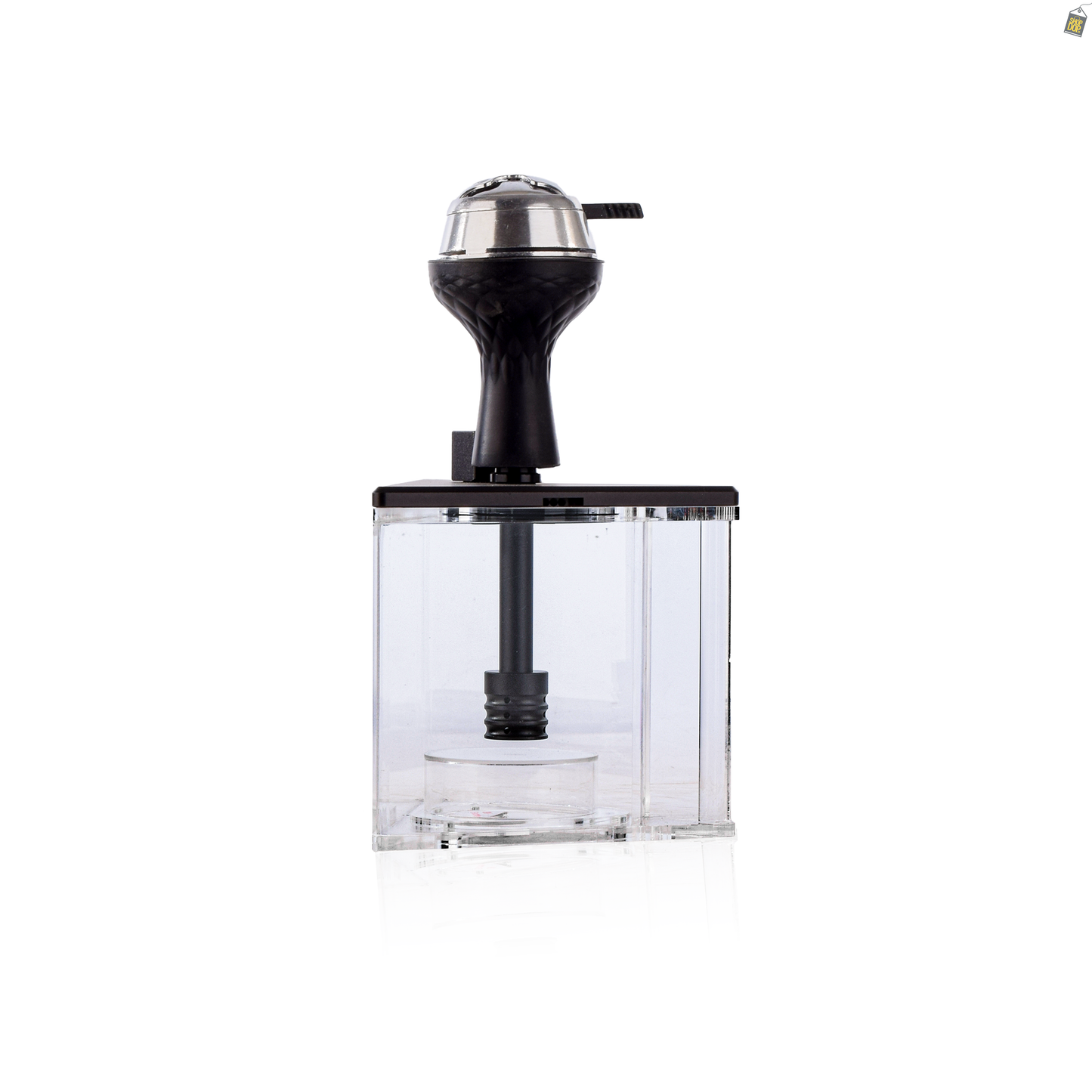 Acrylic Prism Hoob Hookah - Black