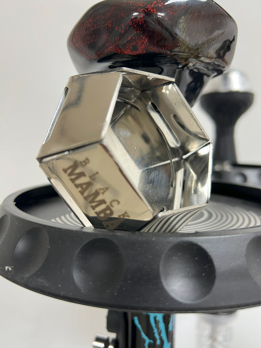 Prismic Ceramic Hookah Chillum with Heat Management Device (HMD)