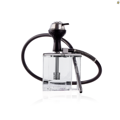 Acrylic Prism Hoob Hookah - Silver