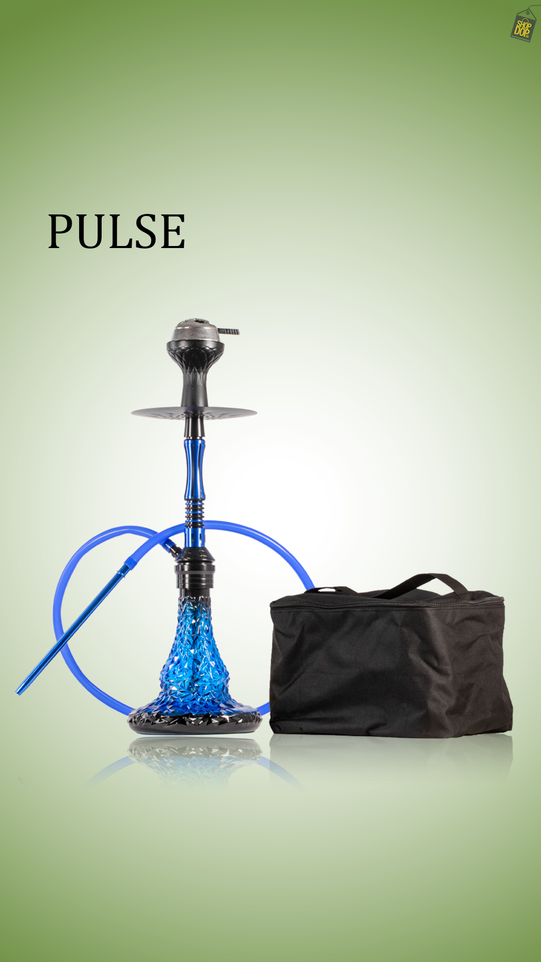 Pulse Hookah with Bag - Blue