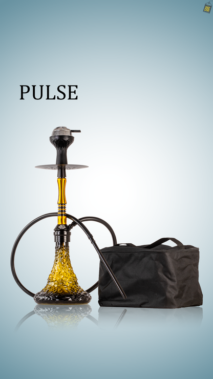 Pulse Hookah with Bag - Gold