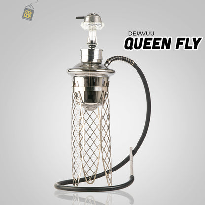 Queen Fly Hookah - Silver